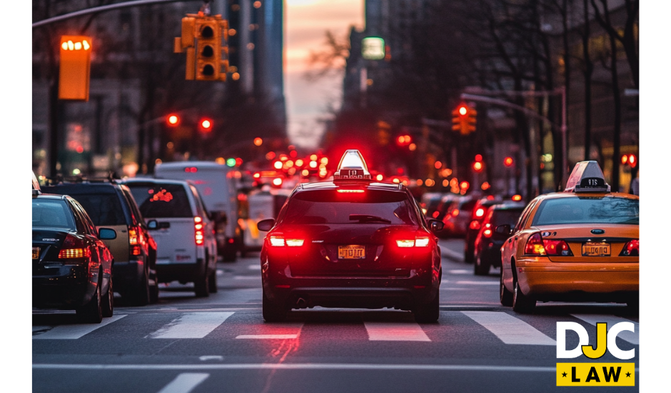 Uber driver crashes after running red light