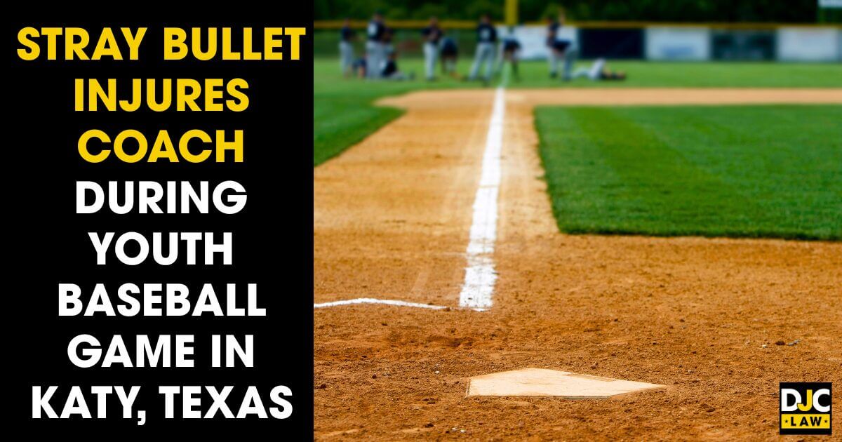 Stray Bullet Injures Coach at Youth Baseball Game in Katy