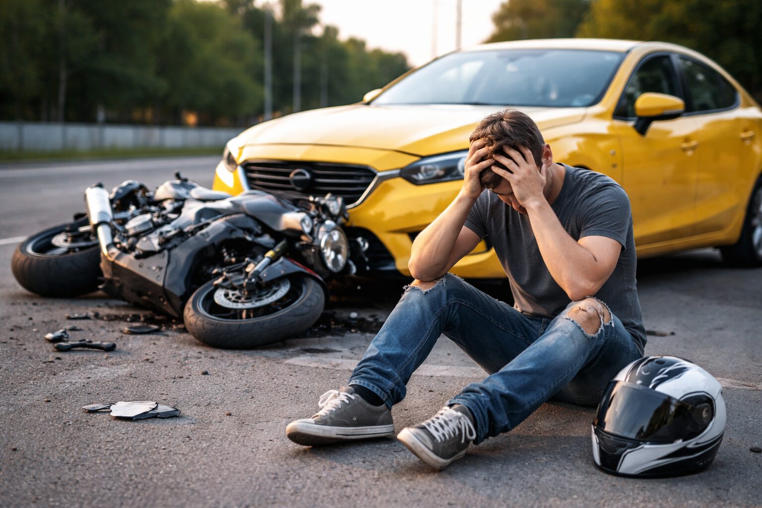 motorcycle crash