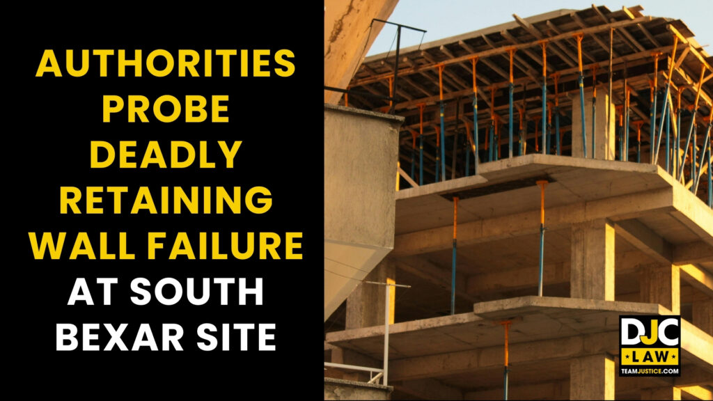 south bexar retaining wall collapse