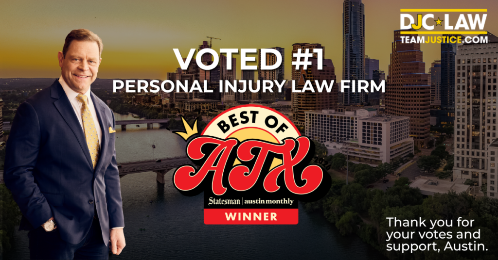 DJC Law Voted Best Personal Injury Law Firm in Best of ATX 2026